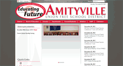 Desktop Screenshot of amityvilleschools.org