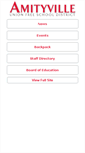 Mobile Screenshot of amityvilleschools.org